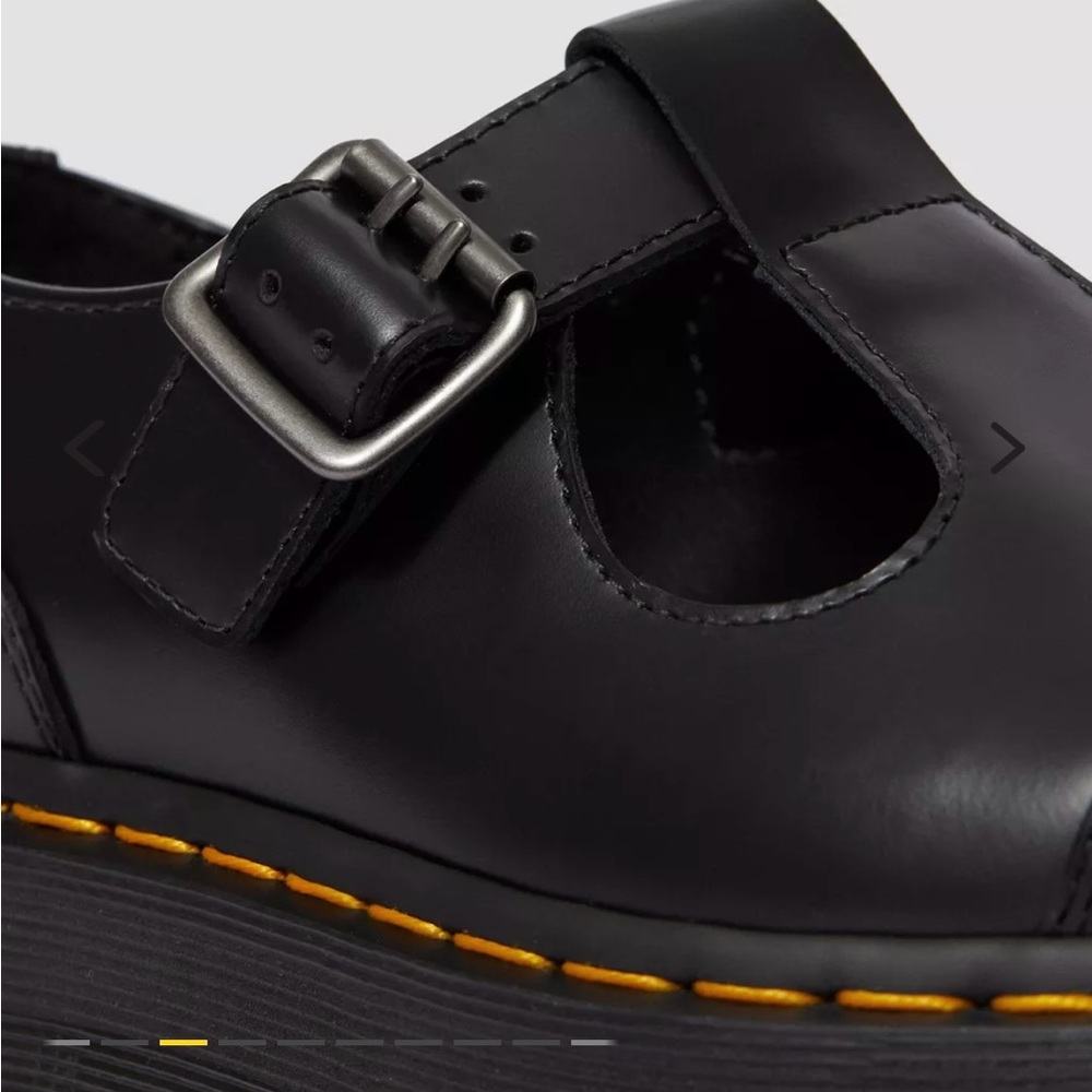 Dr. Martens Bethan Women’s Platform Mary Jane – Black Smooth Leather - Picture 5 of 7